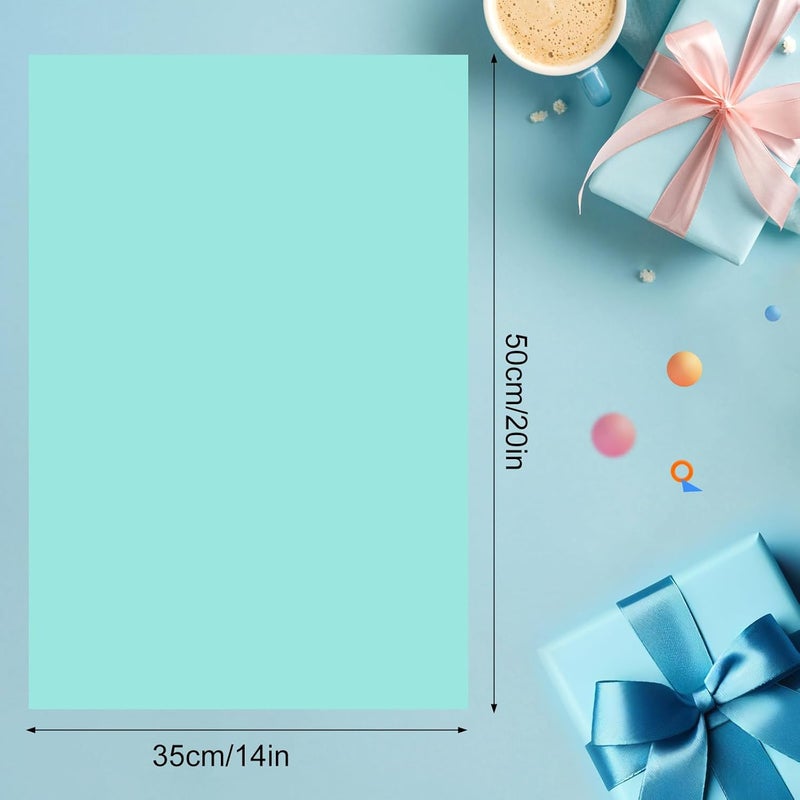 PLULON 60 Sheets Mint Green Tissue Paper for Gift Bags, Gift Wrapping Tissue Paper Bulk for Packaging 14 x 20 Inch Art Crafts Decorative Floral Wedding Birthday Party Decor - Image 3